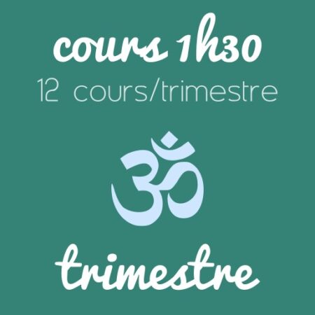 Trimestre - Cours d’1h30 débutants (12 cours/trimestre)